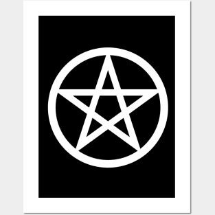 Pentagram goth pagan symbol Posters and Art